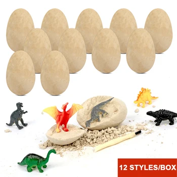 Børns Dinosaur Æg Arkæologiske Udgravning Model Legetøj Puslespil Hjernen Toy Sæt Simulering Dinosaur Model 3846