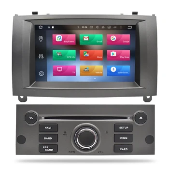 Nyeste Brand Android 10.0 Bil DVD-Afspiller GPS -, Glonass-Navigation for Peugeot 407 2004-2010 4GB RAM Mms-Radio, Stereoanlæg