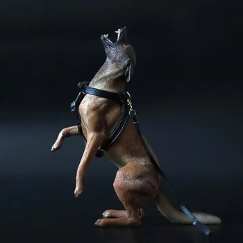 1/6 Skala Hylende Barks Belgiske Malinois Model Hund Dyr Resin Model Bil Display for 12 tommer Action Figur Scene Samling