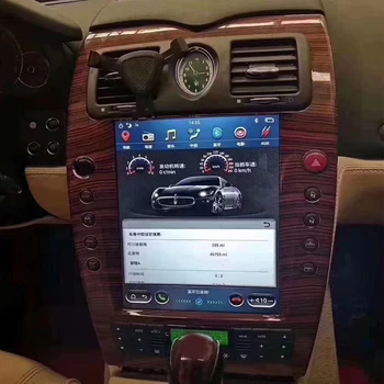 AuCAR Tesla stil Maserati QP5 Android 9 PX6 Bil Radio For Maserati Quattroporte 2003-2012 mms-GPS Navigation Head Unit