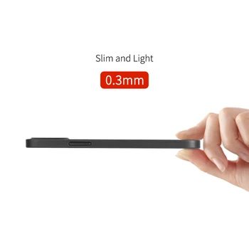 Memumi Case til iPhone 12 mini Ultra Slim 0,3 mm Mat Tilbage Dække for iPhone 12 mini-Tynd Sag Minimalistisk med ridsefast