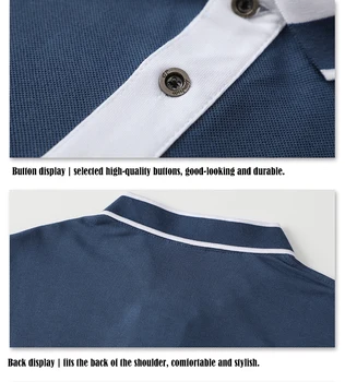 2020 Mænd Short Polo Skjorte Slim Fit Camisa Casual Bomuld Sommeren kortærmet Skjorte Homme 5XL Plus Størrelse Virksomhed, Arbejde Toppe Shirt 3919