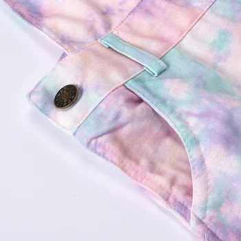 2020 Efteråret Nyfødte Overalls Baby Pige Tøj Tie Dye Mode Ærmeløs Casual Sparkedragt med Lommer Sweatpants Falde Tøj