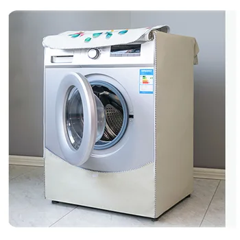 Vaskemaskine Cover Silver Belægning Solcreme Vandtæt Oxford Pas Tilfælde Cubierta Lavadora Copri Lavatrice