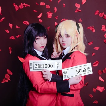 Japanske Piger School Uniform JK Passer Kakegurui-Compulsive Gambler Jabami Yumeko Cosplay Kostumer, Halloween Comic-con Bære
