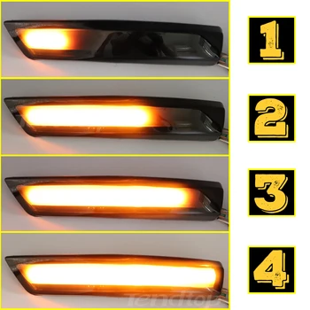2x Side Spejl Dynamiske Indikator Blinker LED-blinklys Lys For Ford Focus Mk2 Mk3 2008-2016 Mondeo Mk4