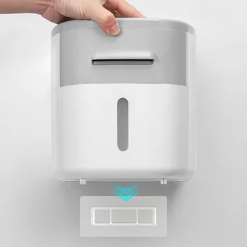 ONEUP Husstand papirholder Vandtæt Tissue Box vægmonteret Toilet Papir Dispenser Hjem Plast Badeværelse Storage Rack 39935