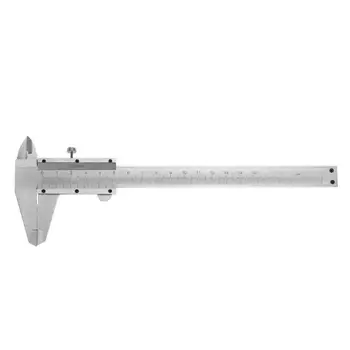 Vernier Tykkelse 0-150 mm 0.02 mm Metal Bremsekalibre Måle Værktøj til Måling Mikrometer Pie De Rey Paquimetro måleværktøj