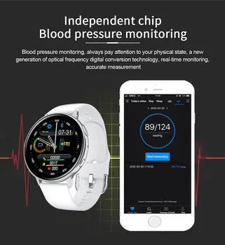 Q16 Smart Ur Call Puls, Blodtryk, Iltindhold I Blodet Overvågning Fitness Tracker Smart Armbånd Silikone Håndledsrem