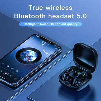 TWS Bluetooth-5.0 vandtæt trådløs bluetooth-hovedtelefon lille bluetooth-head set støj annullering af blue tooth headset til Xiaomi