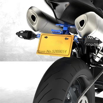 LED CNC Aluminium Motorcykel Licens Nummerplade Holder cover Til R1150R Rm 250 Yz 125 Honda Z50 Af18 Dække Yamaha Bn 302