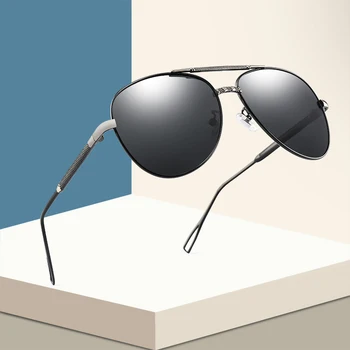 Polariserede Solbriller Herre Overgang Linse Kørsel Polaroid solbriller til Mænd Mandlige Driver Udendørs Mode Pilot Briller UV400 40375