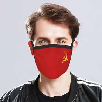 Rusland, SOVJETUNIONENS Kommunistiske Sovjetunionen Hammer og Segl Genanvendelige Munden ansigtsmaske CCCP Anti Haze Maske Beskyttelse Åndedrætsværn Maske Dæmpe