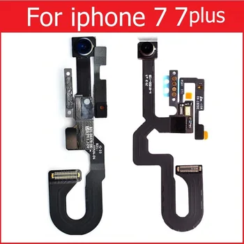 Ægte nye Små Vender Kamera til iPhone 7 7 Plus Foran Kameraet med Nærhed Lys Sensor & Mikrofon Flex Kabel Udskiftning