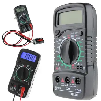LCD-Digital Multimeter Amperemeter Voltmeter Ohmmeter Elektriske Håndholdte Multitester AC/DC Volt-Amp-Ohm-Meter Tester Diagnostisk Værktøj 4110