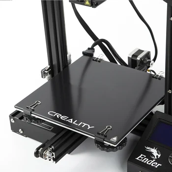 Ender 3 Trianglelab 3d-Printer Dele ltrabase selvklæbende Bygge Overflade Glas Plade 4mm tyk 235x235mm for Ender-3 3D-Printer