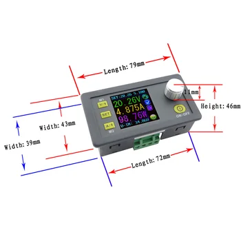 DPS3005 Konstant Spænding Nuværende Trin-ned Programmerbar Kontrol Levere Strøm Modul Buck Spænding Konverter Farve-LCD-Voltmeter