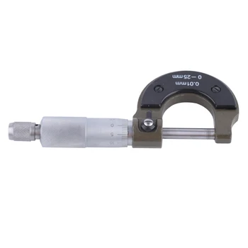 Nye Variabel Diameter Mikrometer Måle Tykkelse Af Mikrometer Maskinarbejder Værktøj til Måling 0-25 mm 0,01 mm