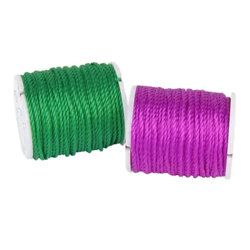 Hot 10 Ruller af Nylon Beading Tråd Ledningen til gør det selv Smykker Blandede Farver---1mm
