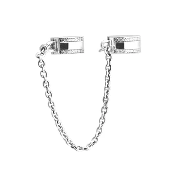 Insignia Kæde Klare CZ Sølv Perler Til smykkefremstilling Passer Europa-Armbånd Sterling Sølv Smykker Kvinde DIY 4166