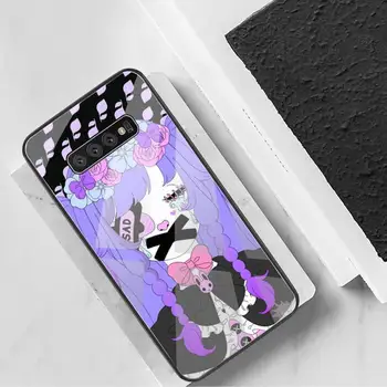 Girly Pastel Heks Goth Telefon, Sag Hærdet Glas Til Samsung S20 Plus S7 S8 S9 S10 Plus Note 8 9 10 Plus