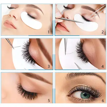 150 Par Hydrogel Eye Patches Papir Lapper til Eyelash Extensions Under Eye Pads Engangs-Vipper, Makeup Kosmetik Værktøjer 42586