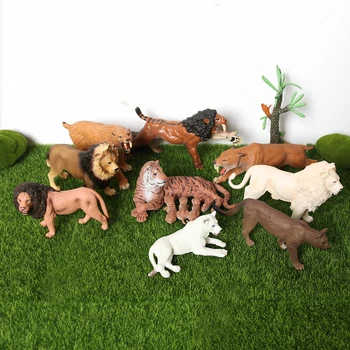 Realistisk Brølende Smilodon Figur Sabel Tandede Tiger Toy,Store løver, Tigre Figur Ice Age Model Samleobjekter Fødselsdag Gave