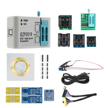 2019 Nyeste EZP2019 High-Speed USB-SPI Programmør+12 Adaptere Understøtter 24 25 93 25 EEPROM Flash Bios-Chip