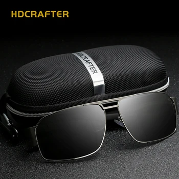 HDCRAFTER Mærke 2017 Ny Polariserede Solbriller Mandlige Mode Mandlige Briller solbriller til Mænd Rejser Oculos Gafas De Sol engros