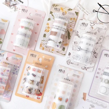 10 stk/masse Washi Masking Tape Ingen tid Dekorative Lim Scrapbooking DIY Japansk Papir Klistermærker