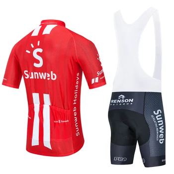 2020 nye sunweb cycling team jersey 20D cykel shorts sæt Ropa Ciclismo HERRE sommeren hurtig tør CYKLE Maillot bunden tøj 43439