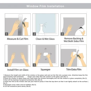 60*200CM Vindue selvklæbende Mærkat Isolering solbeskyttelse Udskrivning Glas Film, Papir Mærkat Film til boligindretning