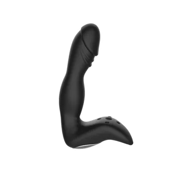 3*10 Bedst sælgende silikone anal sex legetøj vandtæt roterende og vibrerende vibrator hjem prostata massager