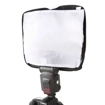 Universal Portable Flash Diffuser Reflektor Softbox til Canon Nikon Sony Kamera Studio flash Speedlight 44261