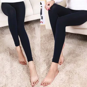 #40 Kvinder Bløde Cashmere Leggings Casual Tykke Leggings Super Elastisk Slim Legging ping Calzas Mujer Leggins