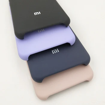 Original Xiaomi Mi 9se Mi9 se Sag Flydende Silikone bagcoveret Soft-touch Finish Tilbage Beskyttende cover Til Mi9 se Med Logo 5.97