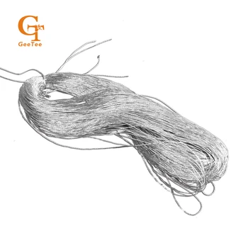 Kvalitet hangtag snor Hængende strenge ledningen til papir pris tags,guld/sølv-skinnende tråd binde rebet til hår emballage