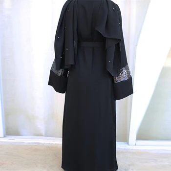 Ramadanen, Eid Mubarak Abaya Dubai Tyrkiet Kimono Cardigan Hijab Muslimske Kjole Kaftan Kaftan Islam Tøj Til Kvinder Robe Sofa
