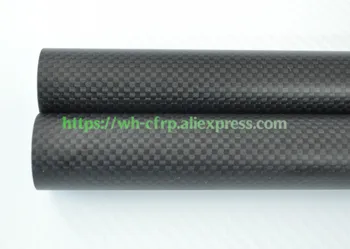 OD 8mm X-ID 4mm 5mm X 6 mm 7 mm X Længde 500mm kulfiber Rør (Roll Indpakket)Model , med full carbon 8*4 | 8*5 | 8*6 | 8*7
