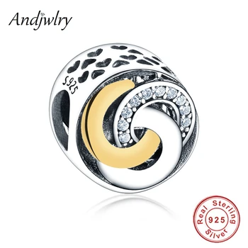 Ægte 925 Sterling Sølv Charms Passer Oprindelige Pandora Armbånd 925 Splint Perler, Vedhæng Europæiske Kvinder DIY Smykker