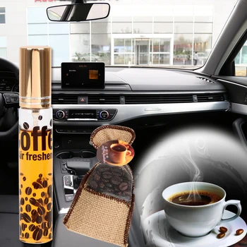 LEEPEE 2 stykker/sæt Coffee Bean Ornament Indvendige Bil Tilbehør Parfume Og luftfriskere Bil-Bil styling Auto Tilbehør