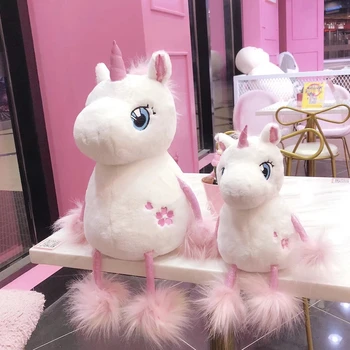 Direkte forretning tegnefilm unicorn plys legetøj rainbow dash pony dukke legetøj for børn, der er gave til piger kawai Cherry Unicorn 4803