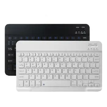 2,4 G Trådløst Tastatur, Bluetooth Tastatur Til ipad Telefonen, Tablet-Gummi tasterne Genopladelige tastatur Til Android, ios, Windows 48808