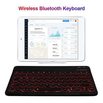 Mini Wireless Keyboard Bluetooth Tastatur Til ipad Telefonen, Tablet-tasterne Genopladelige tastatur Til Android, ios, Windows 4883