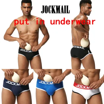 2STK/Masse sexede Mænd Underwear push-up cup pad ekstraudstyr Penis bule styrke pad til Smutter Boxer Jockstraps Gay Undertøj