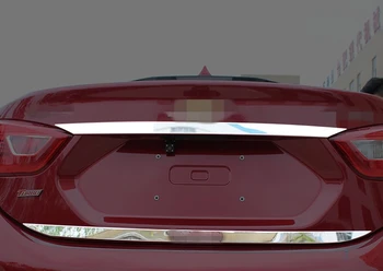 For Chevrolet Cruze 2017 2018 Bageste Bagagerummet Trim-Bagklap Dør Støbning Boot Pynt Bezel Dække Udvendige dekoration Auto Tilbehør.