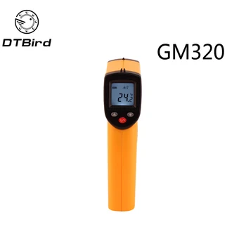 GM550 -50~550 C GM320 -50-300 Digital infrarød laser Termometer Temperatur Pistol Pyrometer Akvarium Justerbar Emissivitet 4984