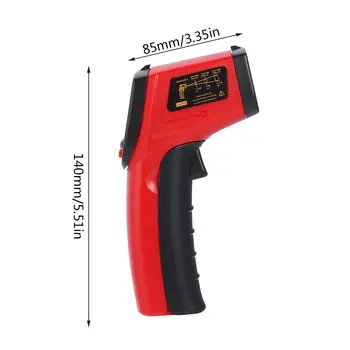 GM550 -50~550 C GM320 -50-300 Digital infrarød laser Termometer Temperatur Pistol Pyrometer Akvarium Justerbar Emissivitet
