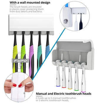Badeværelse Produkter, der Automatisk Sat Tand Pasta Squeezer Dispenser med tandbørsteholder tandbørste Tilbehør tandbørsteholder