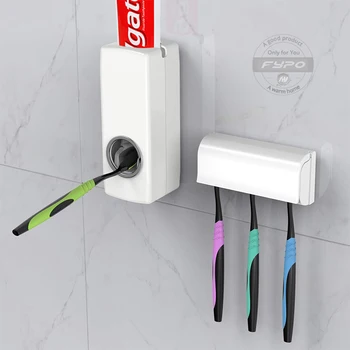 Badeværelse Produkter, der Automatisk Sat Tand Pasta Squeezer Dispenser med tandbørsteholder tandbørste Tilbehør tandbørsteholder